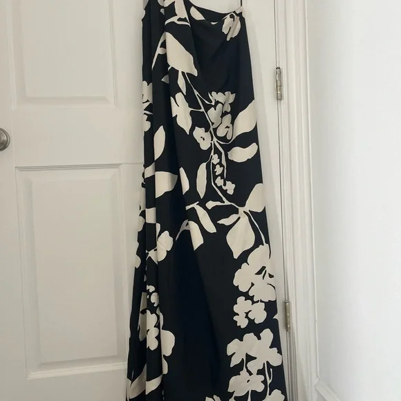 La Double J Roy Dress | Winter Jasmine in Twill Silk (Small) - Picture 5 of 7